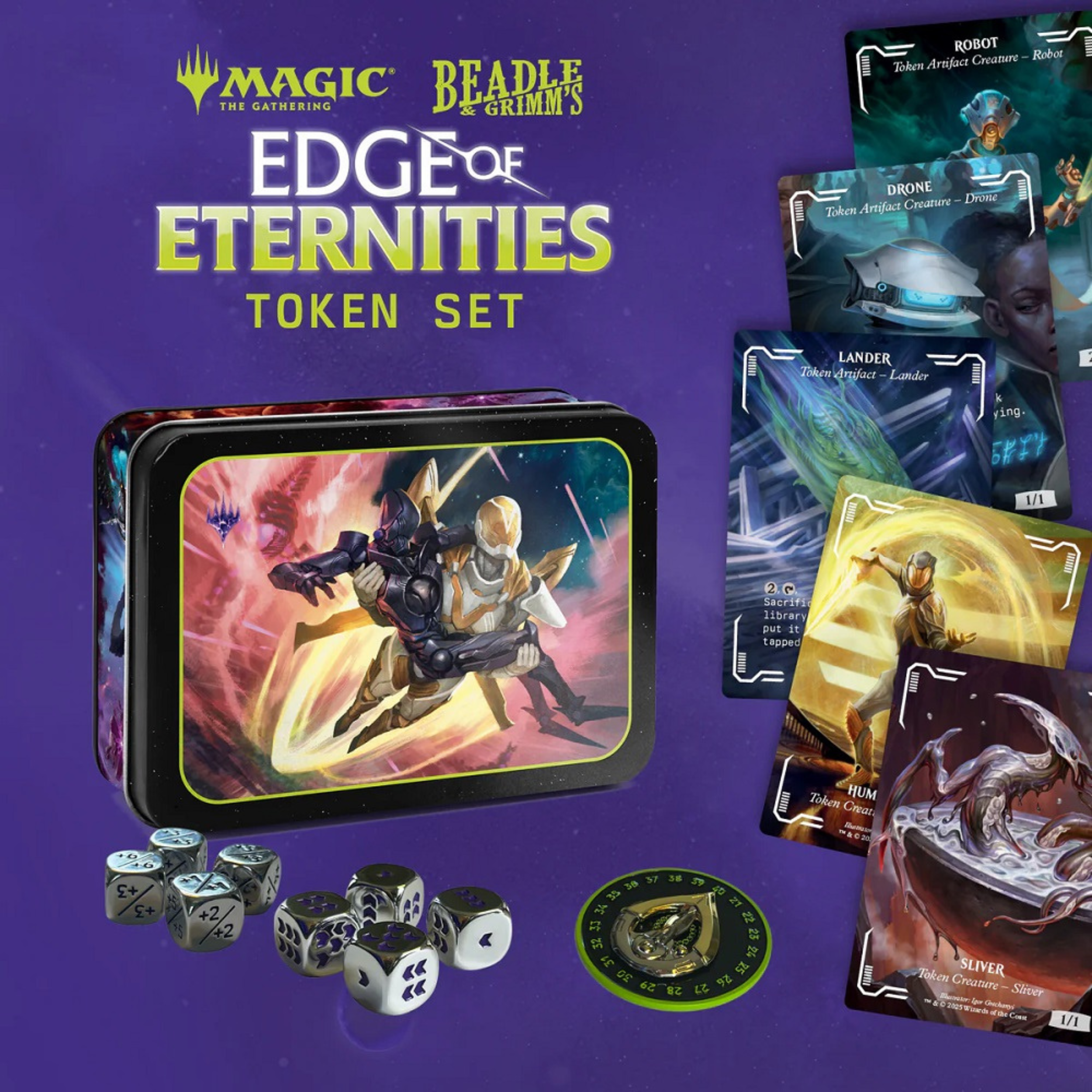Beadle & Grimm's Edge of Eternities Token Set - A Muse N Games